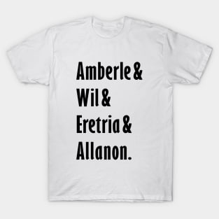 The Shannara Chronicles - Amberle & Wil & Eretria & Allanon T-Shirt